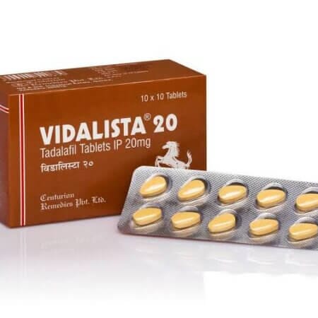 Vidalista 20mg (Cialis) 10 tab